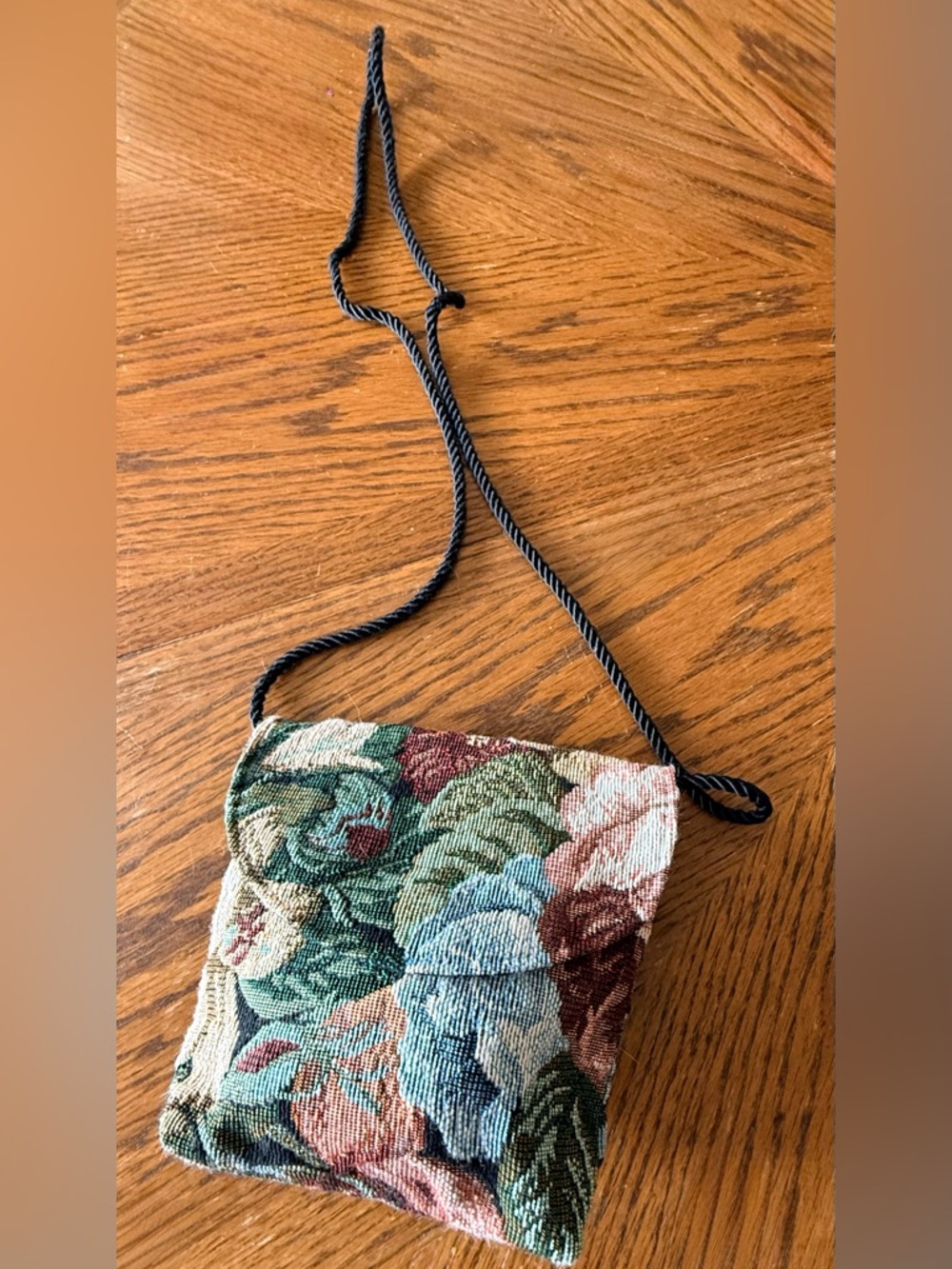 Vintage Mini Jacquard / Brocade Crossbody - Picture 2 of 6